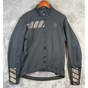 Castelli Cycling Jacket Mens 2X Black Raddoppia Gore-Tex Infinium